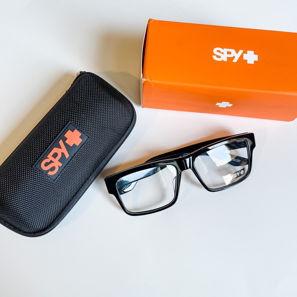 NEW Spy Optic glasses with demo lenses | color Black | size 60mm |
